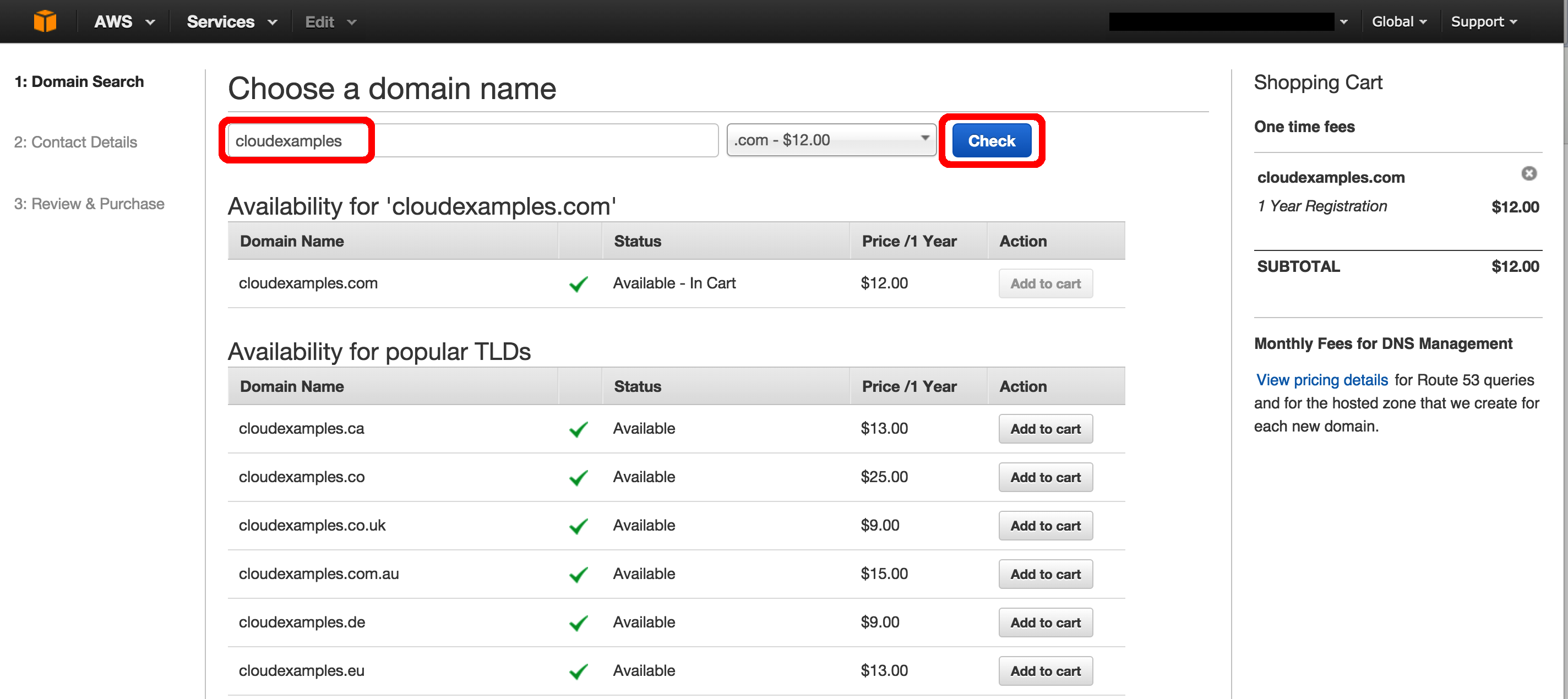 How to Register a Domain Name Amazon  Services